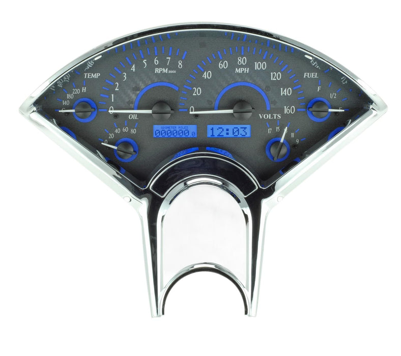 Dakota Digital Dakota Digital VHX Series Direct-Fit Analog Gauge Systems VHX-55C-C-B Autofit