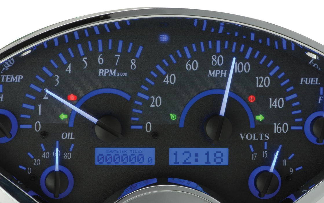 Dakota Digital Dakota Digital VHX Series Direct-Fit Analog Gauge Systems VHX-55C-C-B Autofit