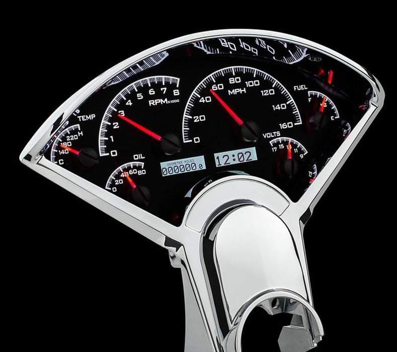 Dakota Digital Dakota Digital VHX Series Direct-Fit Analog Gauge Systems VHX-55C-PU-K-B Autofit