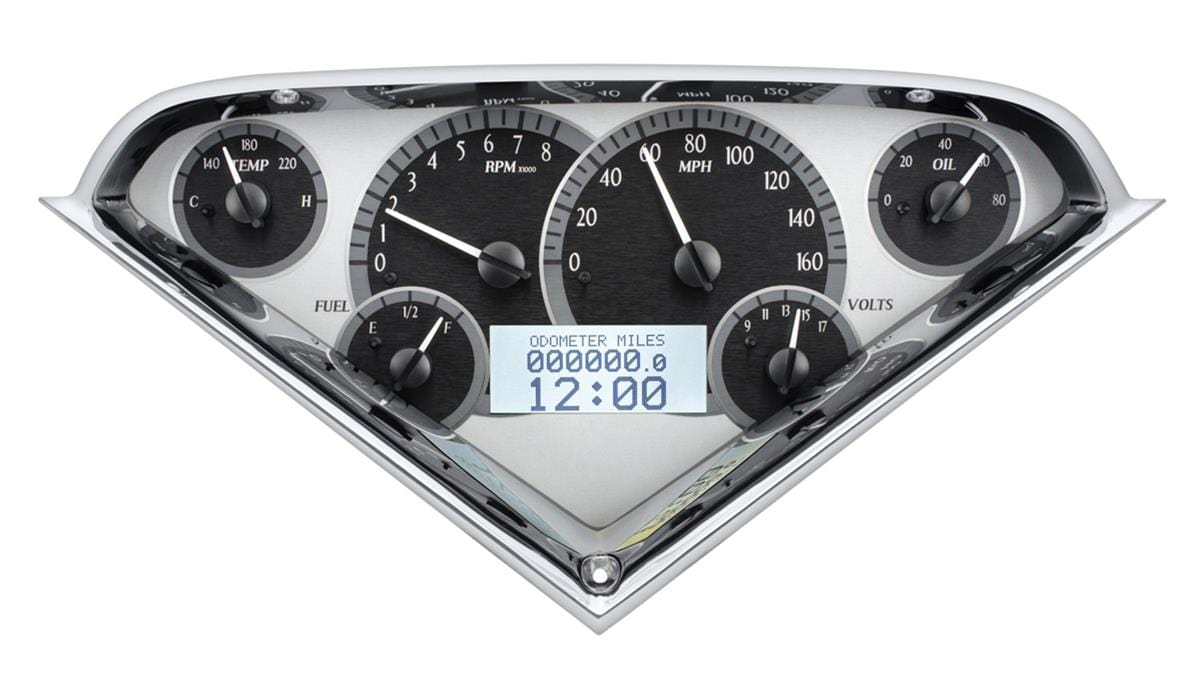 Dakota Digital Dakota Digital VHX Series Direct-Fit Analog Gauge Systems VHX-55C-PU-S-W Autofit