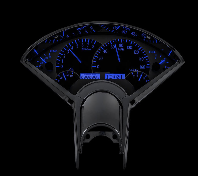 Dakota Digital Dakota Digital VHX Series Direct-Fit Analog Gauge Systems VHX-55C-S-B Autofit