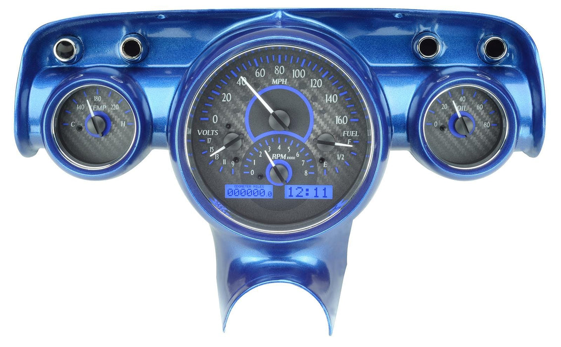 Dakota Digital Dakota Digital VHX Series Direct-Fit Analog Gauge Systems VHX-57C-C-B Autofit