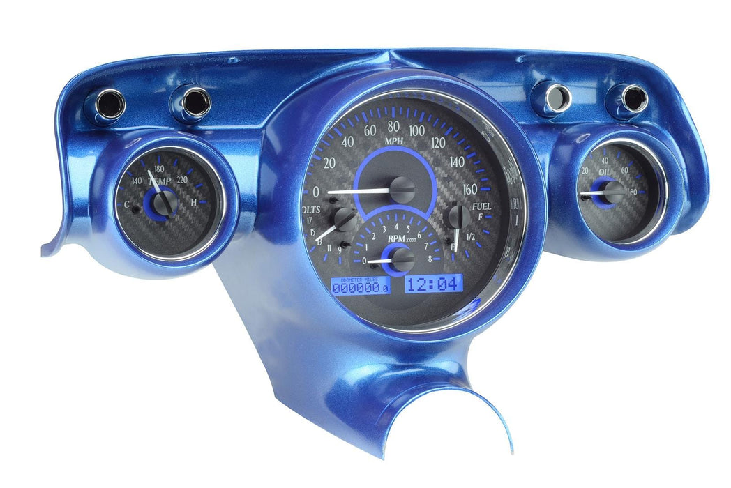 Dakota Digital Dakota Digital VHX Series Direct-Fit Analog Gauge Systems VHX-57C-C-B Autofit