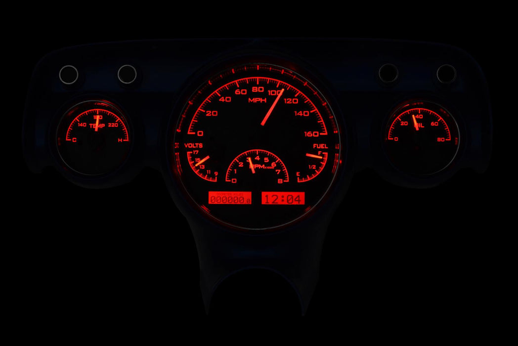 Dakota Digital Dakota Digital VHX Series Direct-Fit Analog Gauge Systems VHX-57C-K-R Autofit