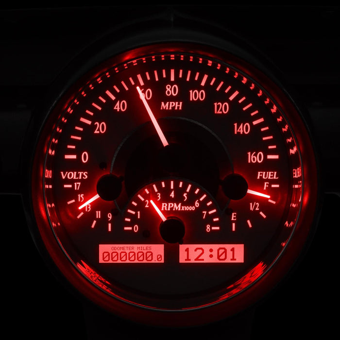 Dakota Digital Dakota Digital VHX Series Direct-Fit Analog Gauge Systems VHX-57C-S-R Autofit