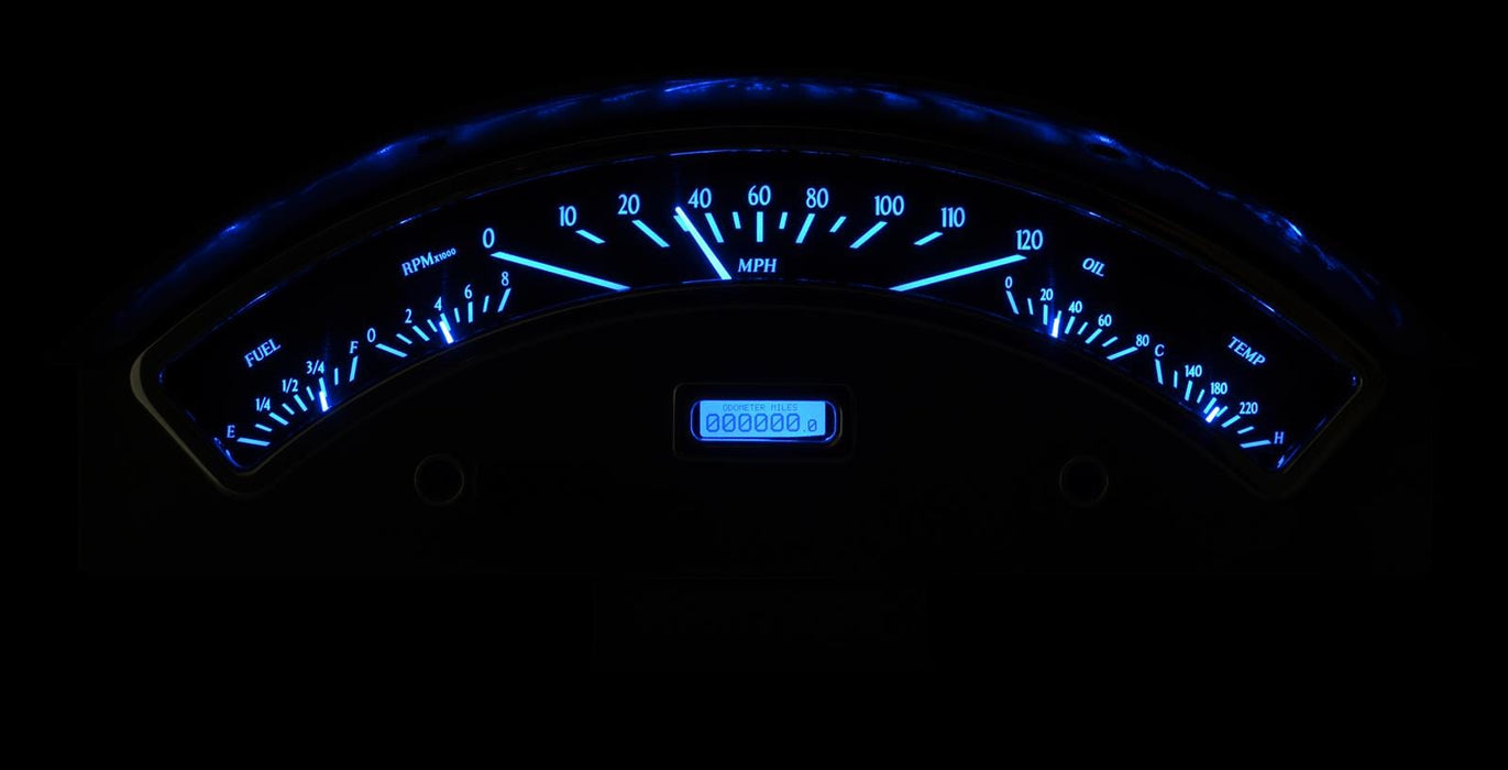Dakota Digital Dakota Digital VHX Series Direct-Fit Analog Gauge Systems VHX-57F-K-B Autofit