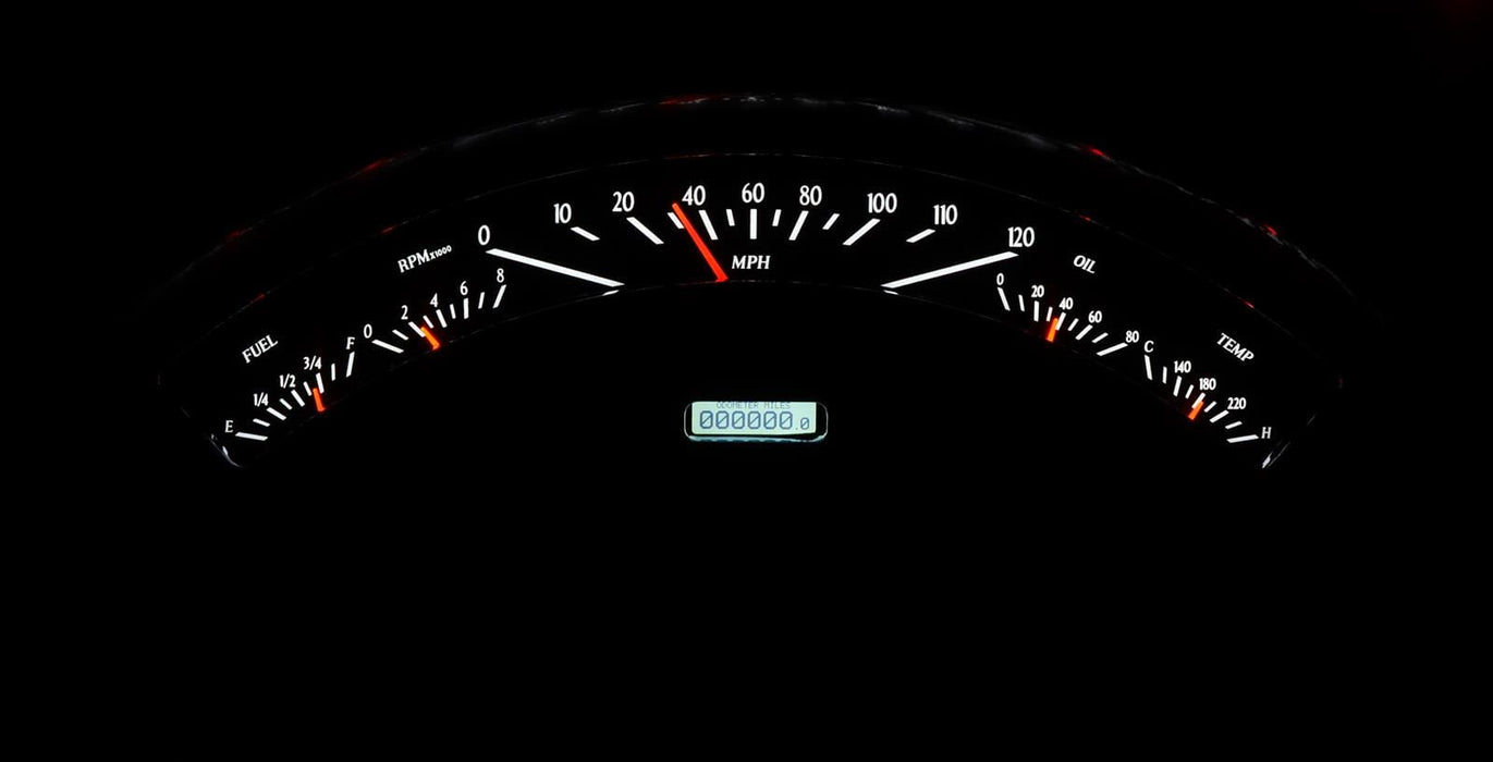 Dakota Digital Dakota Digital VHX Series Direct-Fit Analog Gauge Systems VHX-57F-K-W Autofit