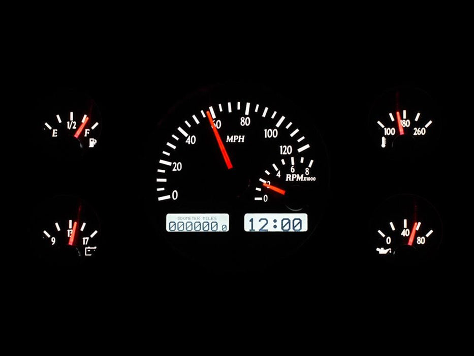 Dakota Digital Dakota Digital VHX Series Direct-Fit Analog Gauge Systems VHX-57F-PU-K-W Autofit