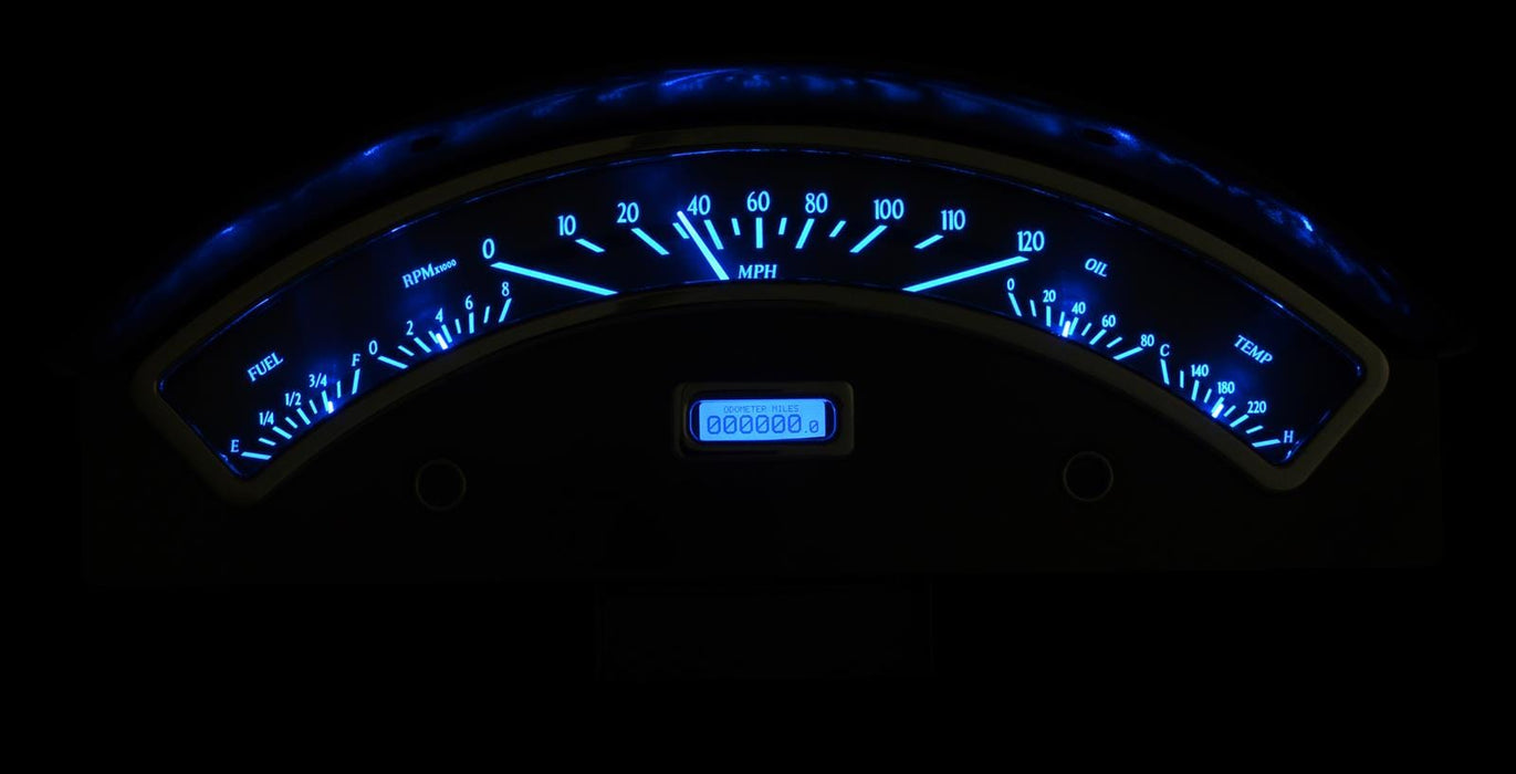 Dakota Digital Dakota Digital VHX Series Direct-Fit Analog Gauge Systems VHX-57F-S-B Autofit