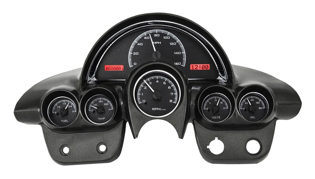 Dakota Digital Dakota Digital VHX Series Direct-Fit Analog Gauge Systems VHX-58C-VET-K-R Autofit