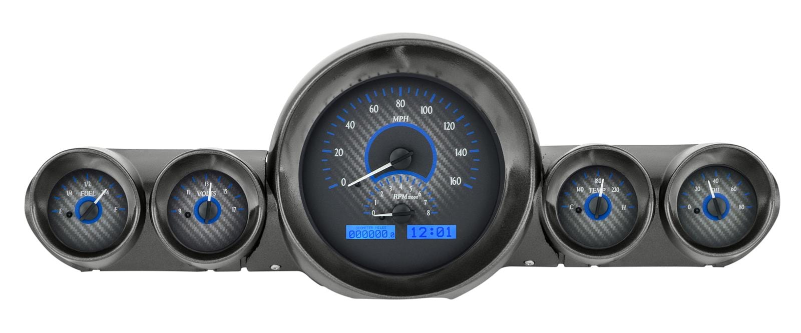 Dakota Digital Dakota Digital VHX Series Direct-Fit Analog Gauge Systems VHX-59C-IMP-C-B Autofit