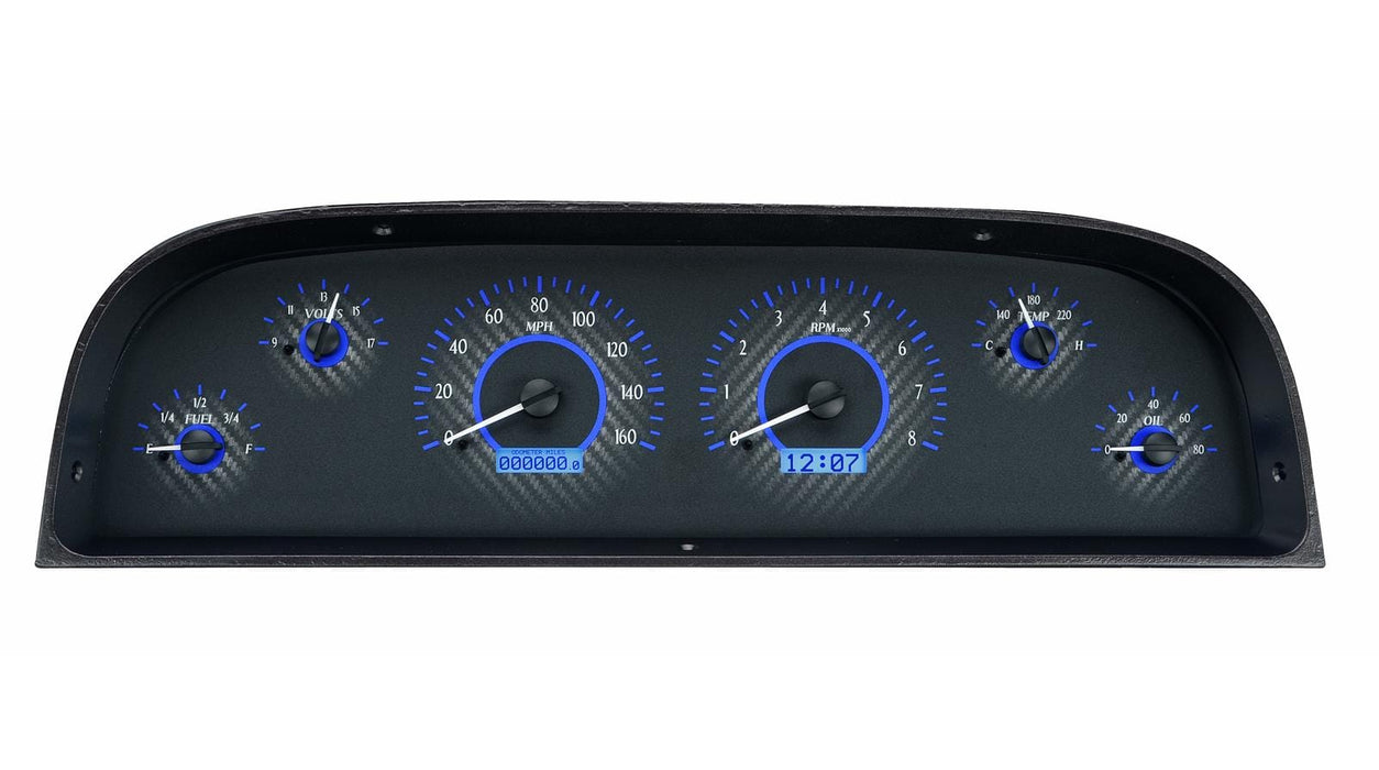 Dakota Digital Dakota Digital VHX Series Direct-Fit Analog Gauge Systems VHX-60C-PU-C-B Autofit