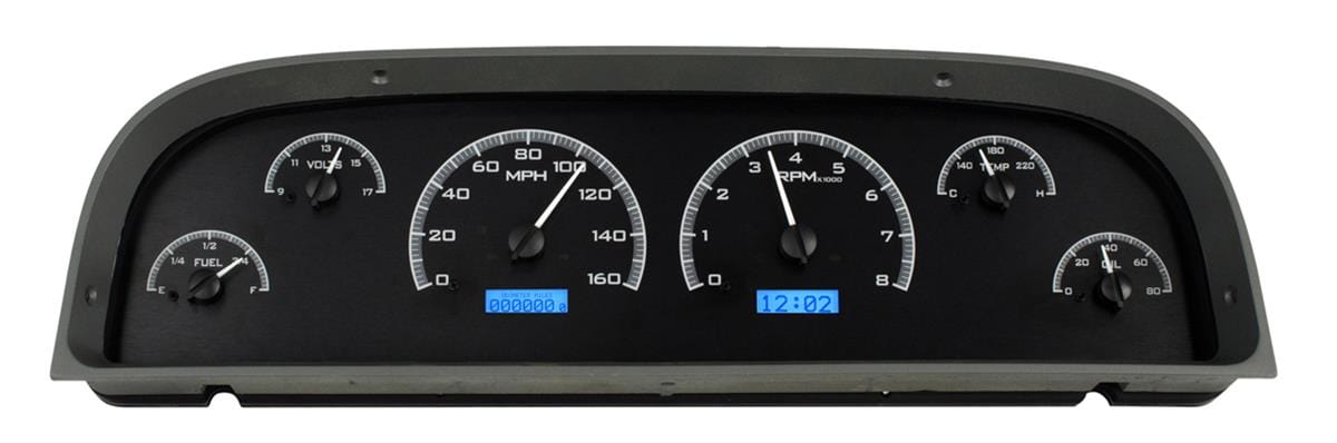 Dakota Digital Dakota Digital VHX Series Direct-Fit Analog Gauge Systems VHX-60C-PU-K-B Autofit