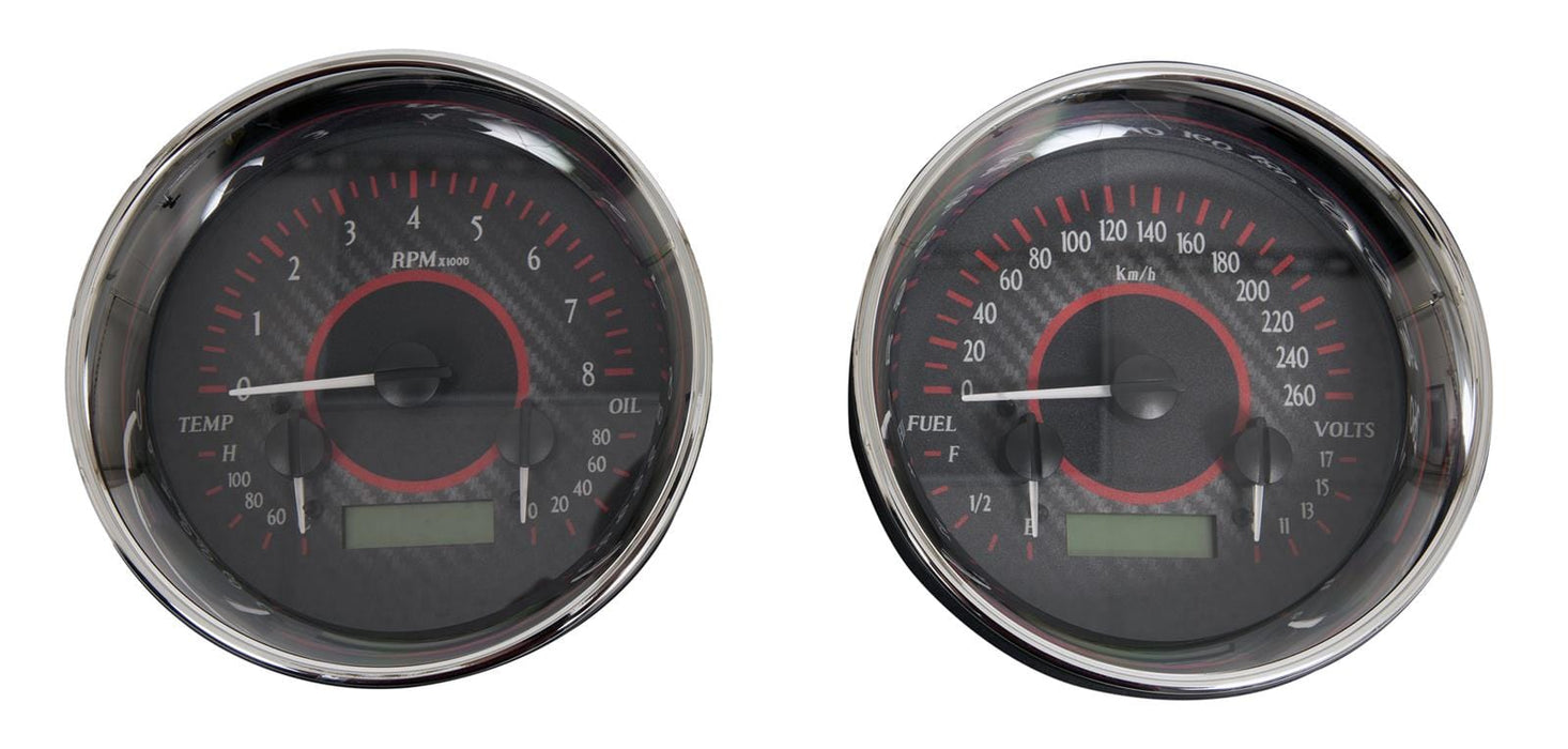 Dakota Digital Dakota Digital VHX Series Direct-Fit Analog Gauge Systems VHX-60C-PU-K-R Autofit
