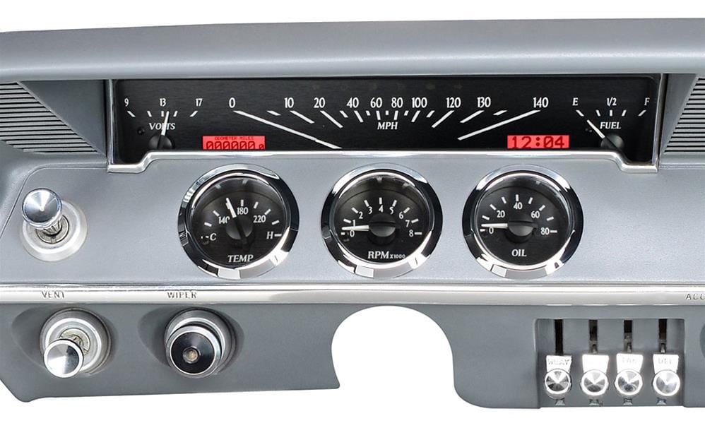 Dakota Digital Dakota Digital VHX Series Direct-Fit Analog Gauge Systems VHX-61C-IMP-K-R Autofit