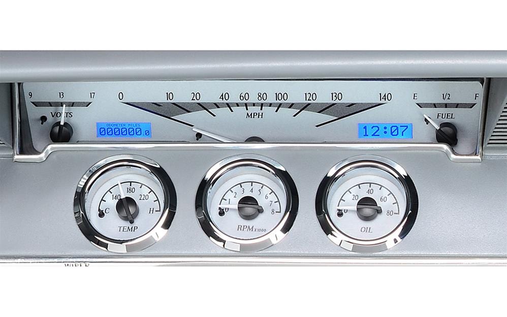 Dakota Digital Dakota Digital VHX Series Direct-Fit Analog Gauge Systems VHX-61C-IMP-S-B Autofit