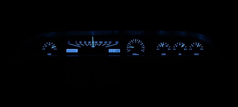 Dakota Digital Dakota Digital VHX Series Direct-Fit Analog Gauge Systems VHX-62F-GAL-K-B Autofit
