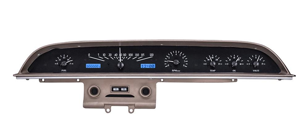 Dakota Digital Dakota Digital VHX Series Direct-Fit Analog Gauge Systems VHX-62F-GAL-K-B Autofit