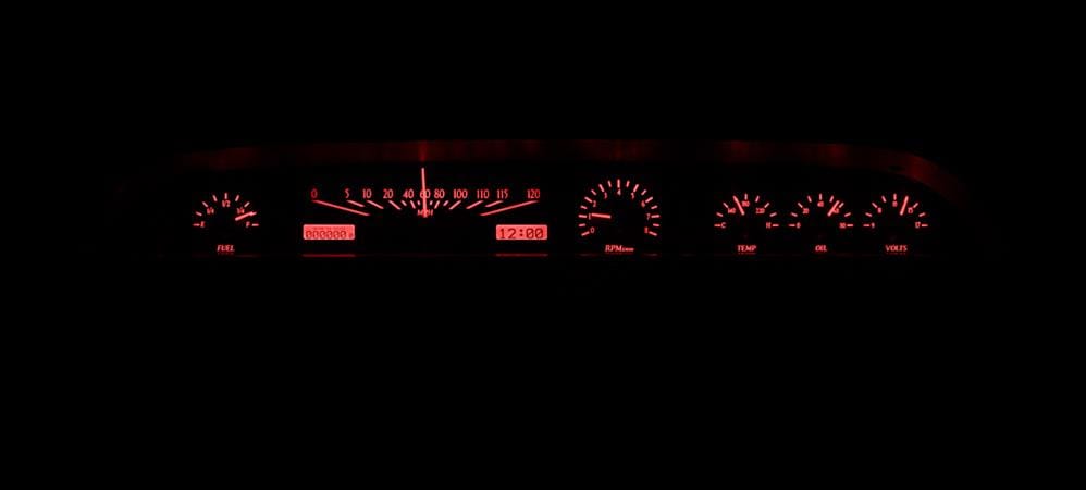 Dakota Digital Dakota Digital VHX Series Direct-Fit Analog Gauge Systems VHX-62F-GAL-K-R Autofit