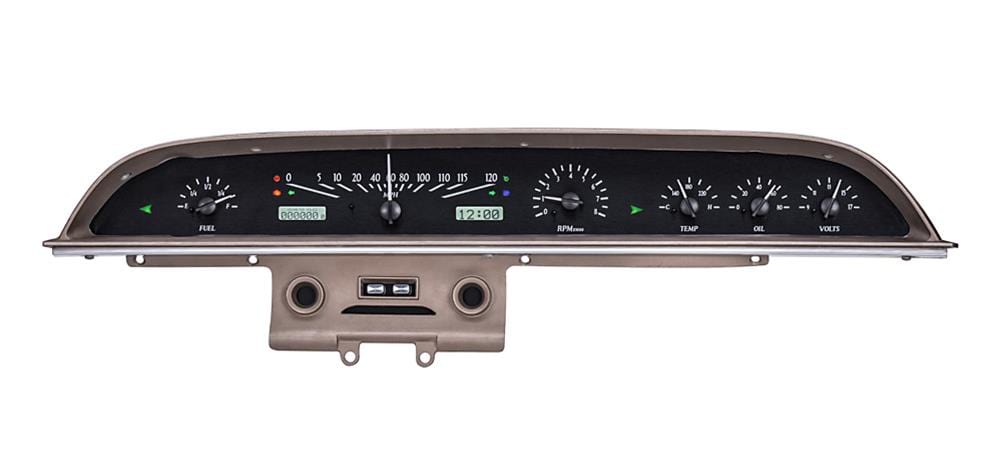 Dakota Digital Dakota Digital VHX Series Direct-Fit Analog Gauge Systems VHX-62F-GAL-K-W Autofit