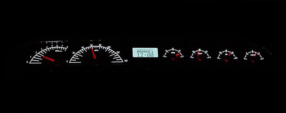 Dakota Digital Dakota Digital VHX Series Direct-Fit Analog Gauge Systems VHX-63C-IMP-K-W Autofit