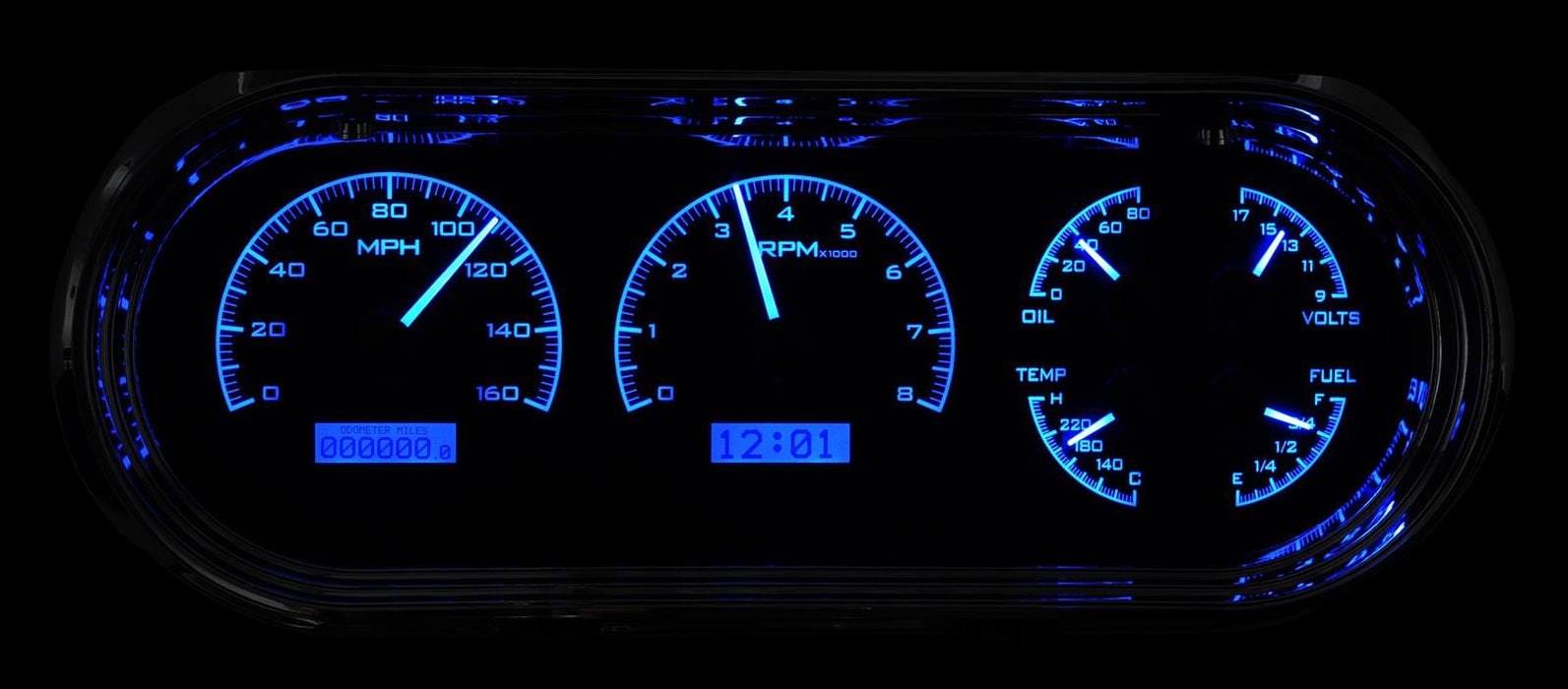 Dakota Digital Dakota Digital VHX Series Direct-Fit Analog Gauge Systems VHX-63C-NOV-C-B Autofit