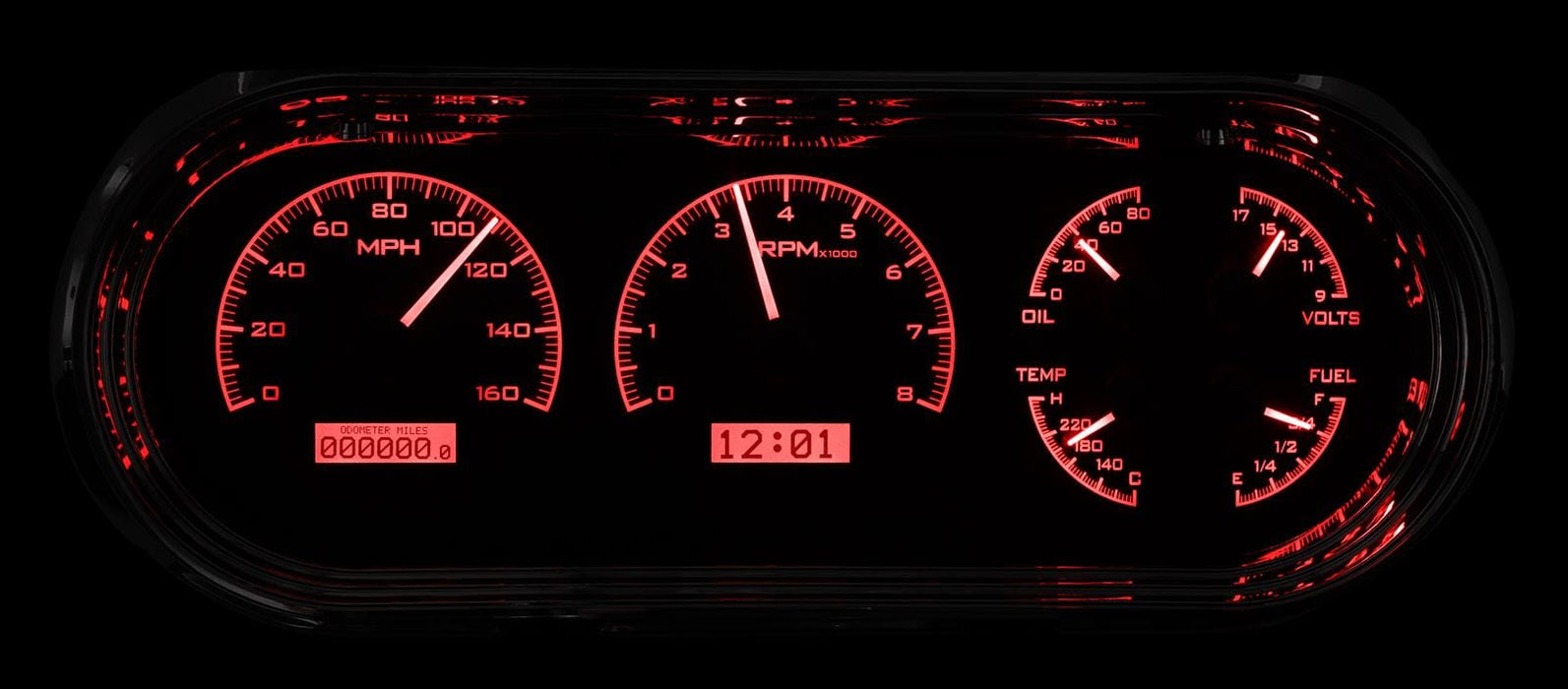 Dakota Digital Dakota Digital VHX Series Direct-Fit Analog Gauge Systems VHX-63C-NOV-C-R Autofit