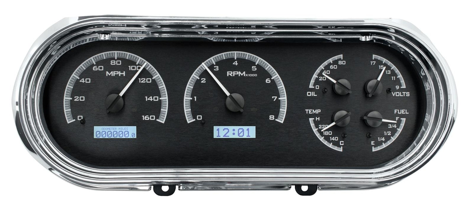 Dakota Digital Dakota Digital VHX Series Direct-Fit Analog Gauge Systems VHX-63C-NOV-K-W Autofit