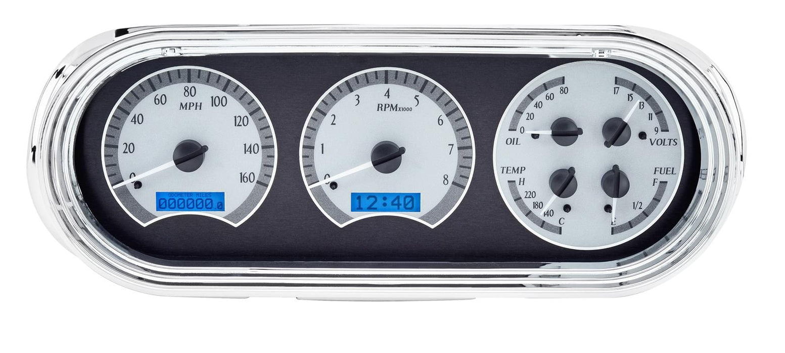 Dakota Digital Dakota Digital VHX Series Direct-Fit Analog Gauge Systems VHX-63C-NOV-S-B Autofit