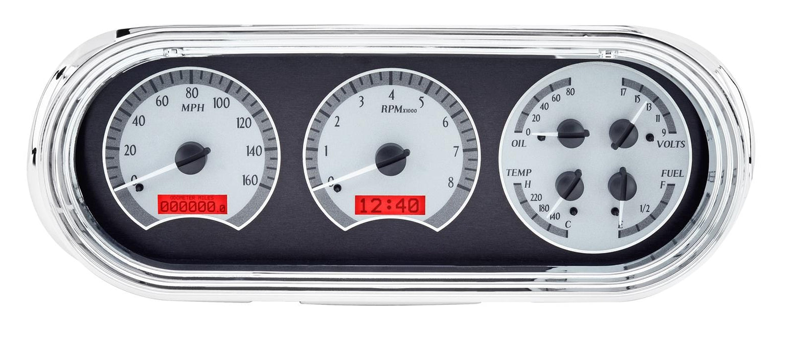 Dakota Digital Dakota Digital VHX Series Direct-Fit Analog Gauge Systems VHX-63C-NOV-S-R Autofit