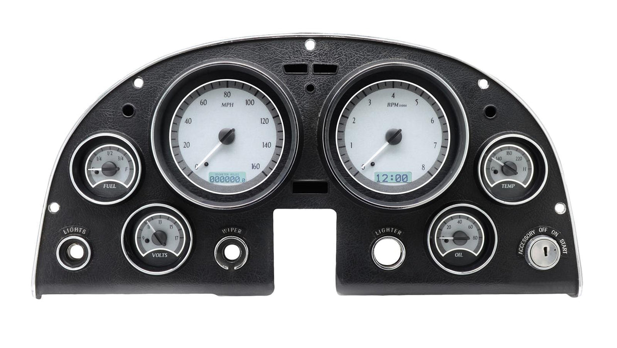 Dakota Digital Dakota Digital VHX Series Direct-Fit Analog Gauge Systems VHX-63C-VET-S-W Autofit