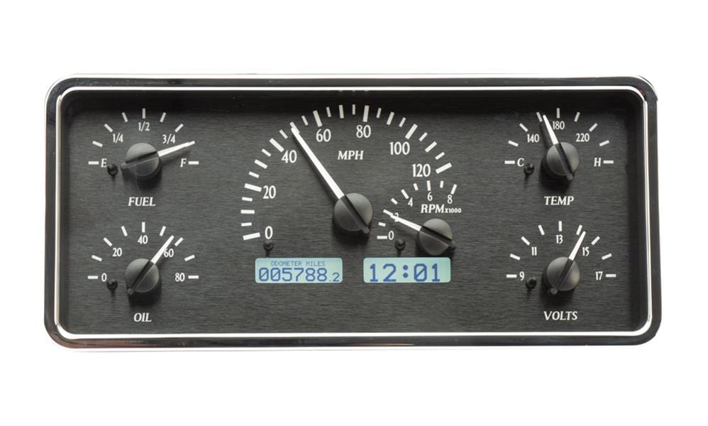 Dakota Digital Dakota Digital VHX Series Direct-Fit Analog Gauge Systems VHX-63J-WAG-K-W Autofit