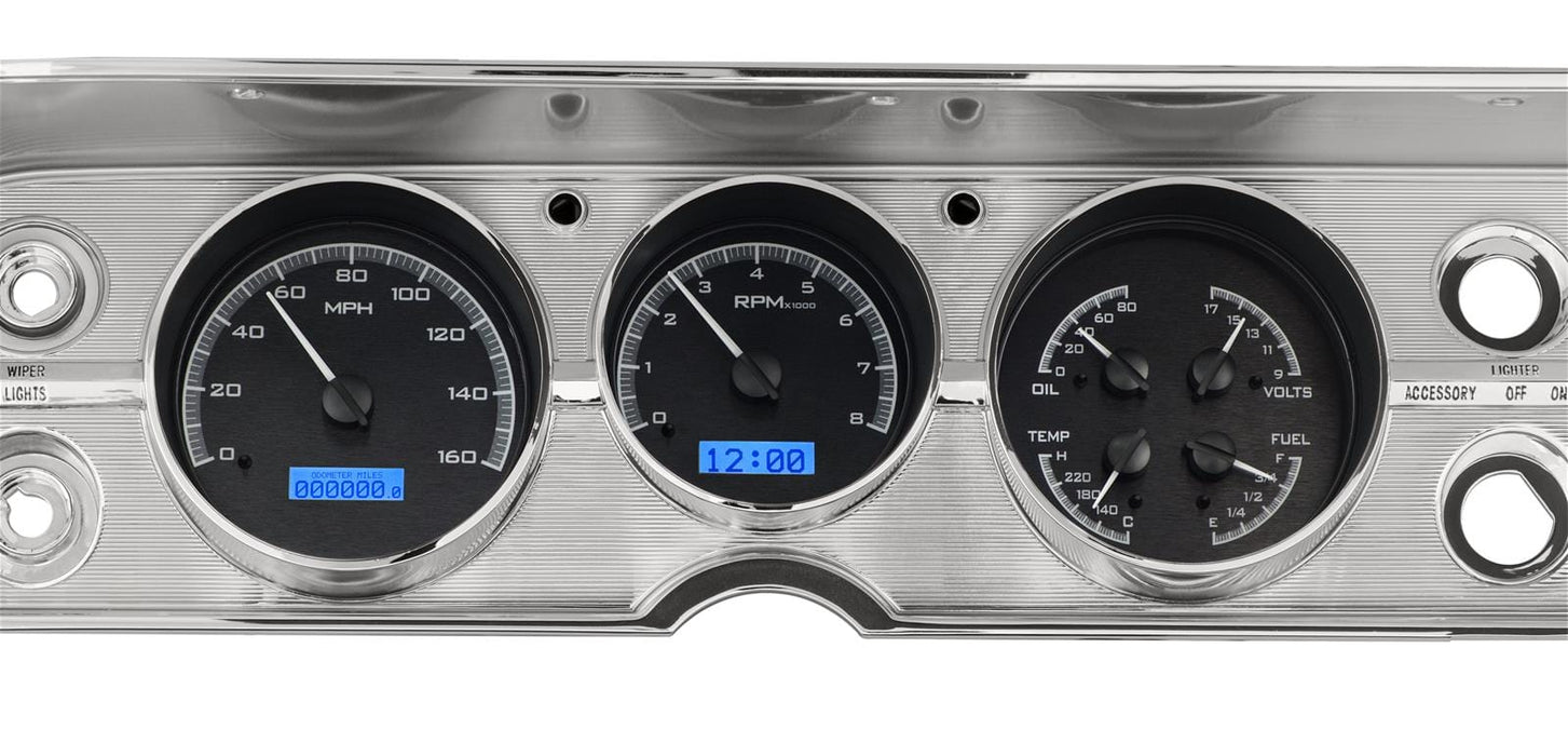 Dakota Digital Dakota Digital VHX Series Direct-Fit Analog Gauge Systems VHX-64C-CVL-K-B Autofit