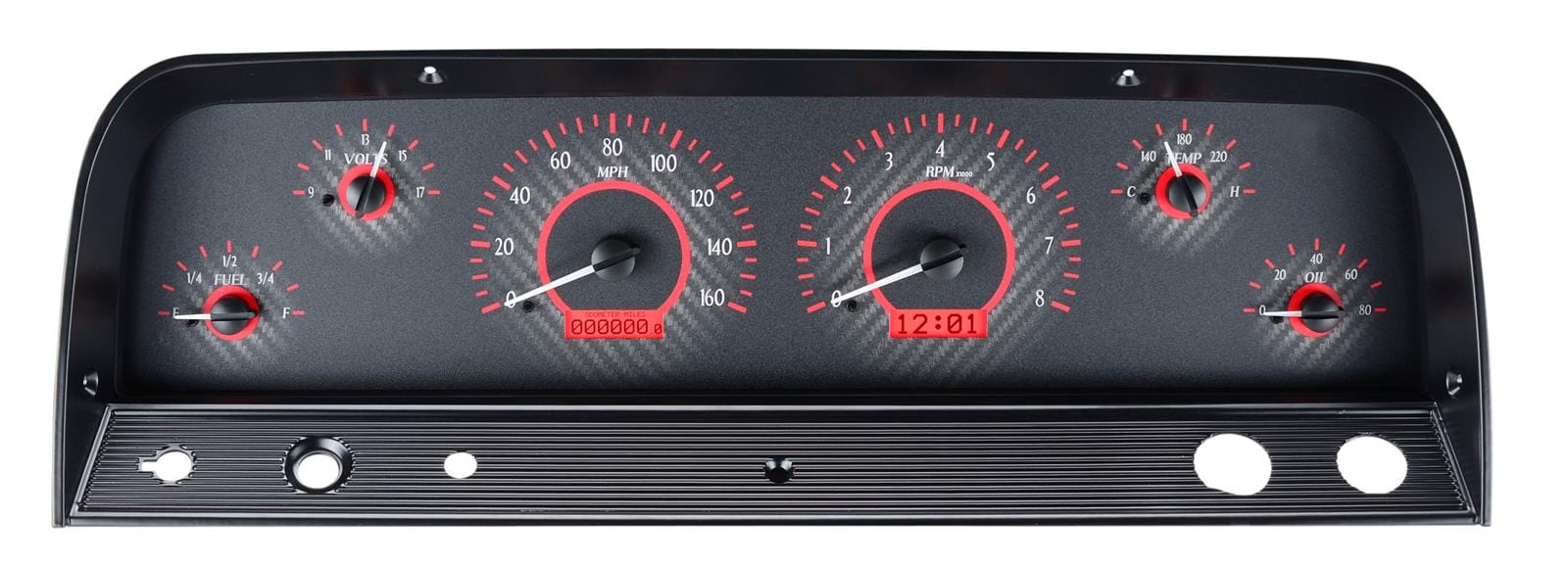 Dakota Digital Dakota Digital VHX Series Direct-Fit Analog Gauge Systems VHX-64C-PU-C-R Autofit