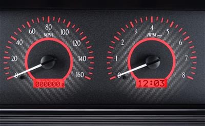 Dakota Digital Dakota Digital VHX Series Direct-Fit Analog Gauge Systems VHX-64C-PU-C-R Autofit