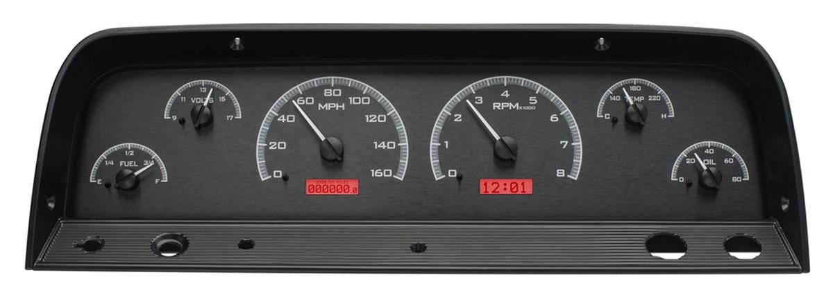 Dakota Digital Dakota Digital VHX Series Direct-Fit Analog Gauge Systems VHX-64C-PU-K-R Autofit