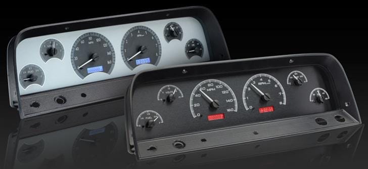 Dakota Digital Dakota Digital VHX Series Direct-Fit Analog Gauge Systems VHX-64C-PU-S-W Autofit