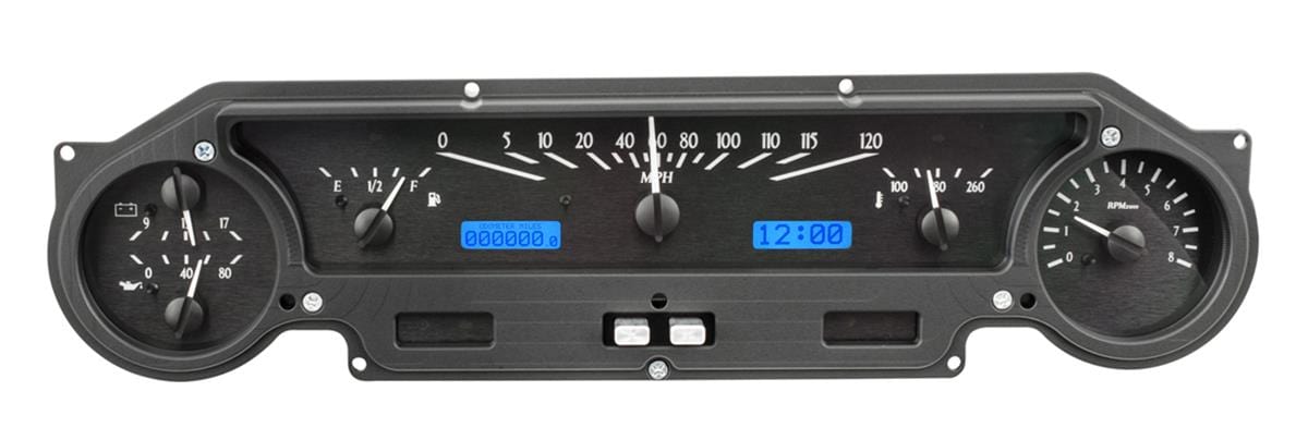 Dakota Digital Dakota Digital VHX Series Direct-Fit Analog Gauge Systems VHX-64F-FAL-K-B Autofit