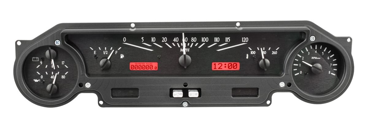 Dakota Digital Dakota Digital VHX Series Direct-Fit Analog Gauge Systems VHX-64F-FAL-K-R Autofit