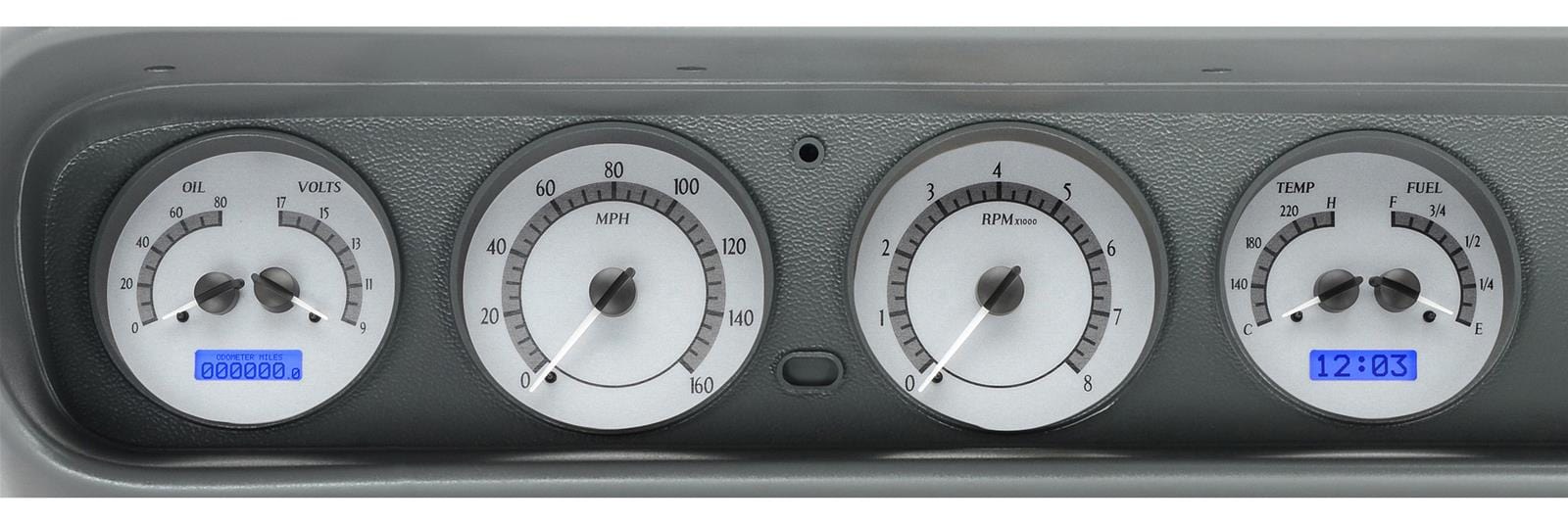 Dakota Digital Dakota Digital VHX Series Direct-Fit Analog Gauge Systems VHX-64P-GTO-K-B Autofit