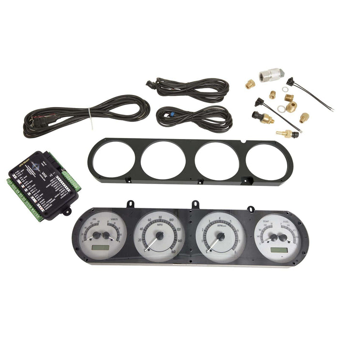 Dakota Digital Dakota Digital VHX Series Direct-Fit Analog Gauge Systems VHX-64P-GTO-S-W Autofit