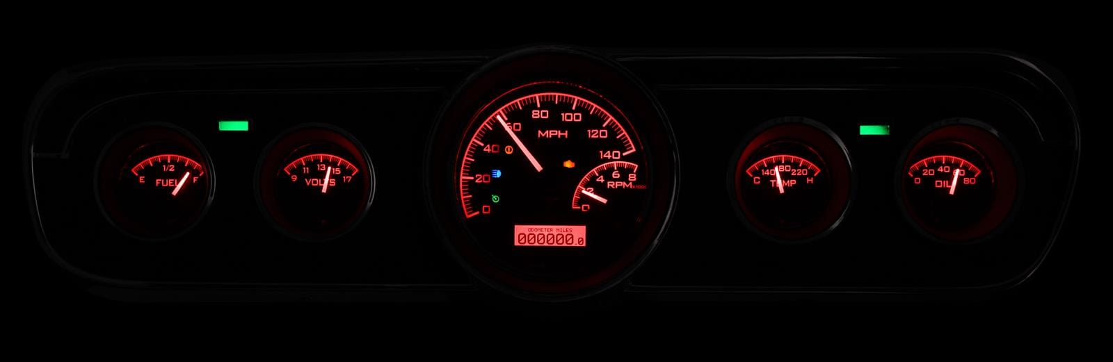 Dakota Digital Dakota Digital VHX Series Direct-Fit Analog Gauge Systems VHX-65F-MUS-C-R Autofit