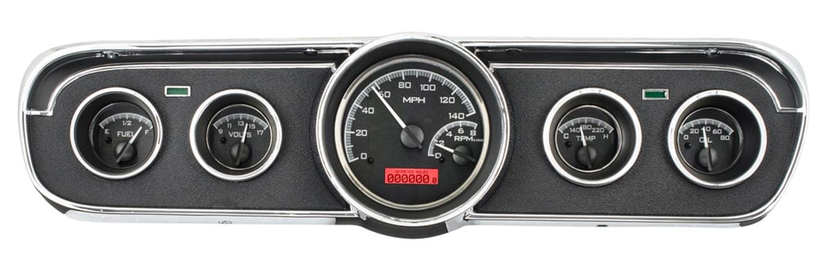 Dakota Digital Dakota Digital VHX Series Direct-Fit Analog Gauge Systems VHX-65F-MUS-K-R Autofit