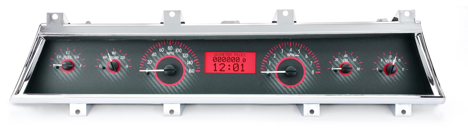 Dakota Digital Dakota Digital VHX Series Direct-Fit Analog Gauge Systems VHX-66C-CVL-K-R Autofit
