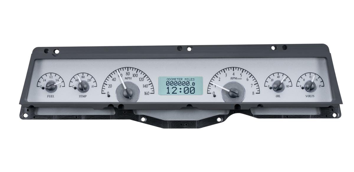 Dakota Digital Dakota Digital VHX Series Direct-Fit Analog Gauge Systems VHX-66C-NOV-S-W Autofit