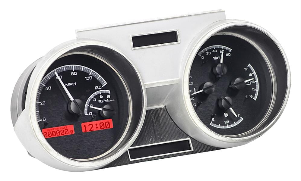 Dakota Digital Dakota Digital VHX Series Direct-Fit Analog Gauge Systems VHX-66O-CUT-K-W Autofit
