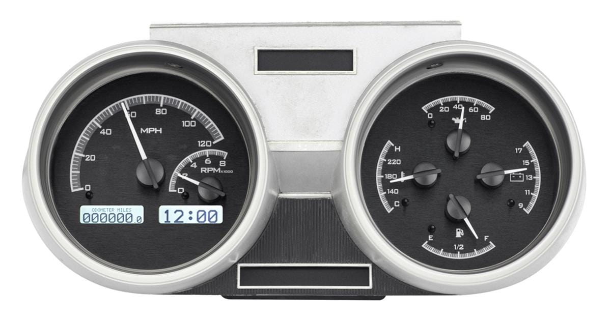 Dakota Digital Dakota Digital VHX Series Direct-Fit Analog Gauge Systems VHX-66O-CUT-K-W Autofit