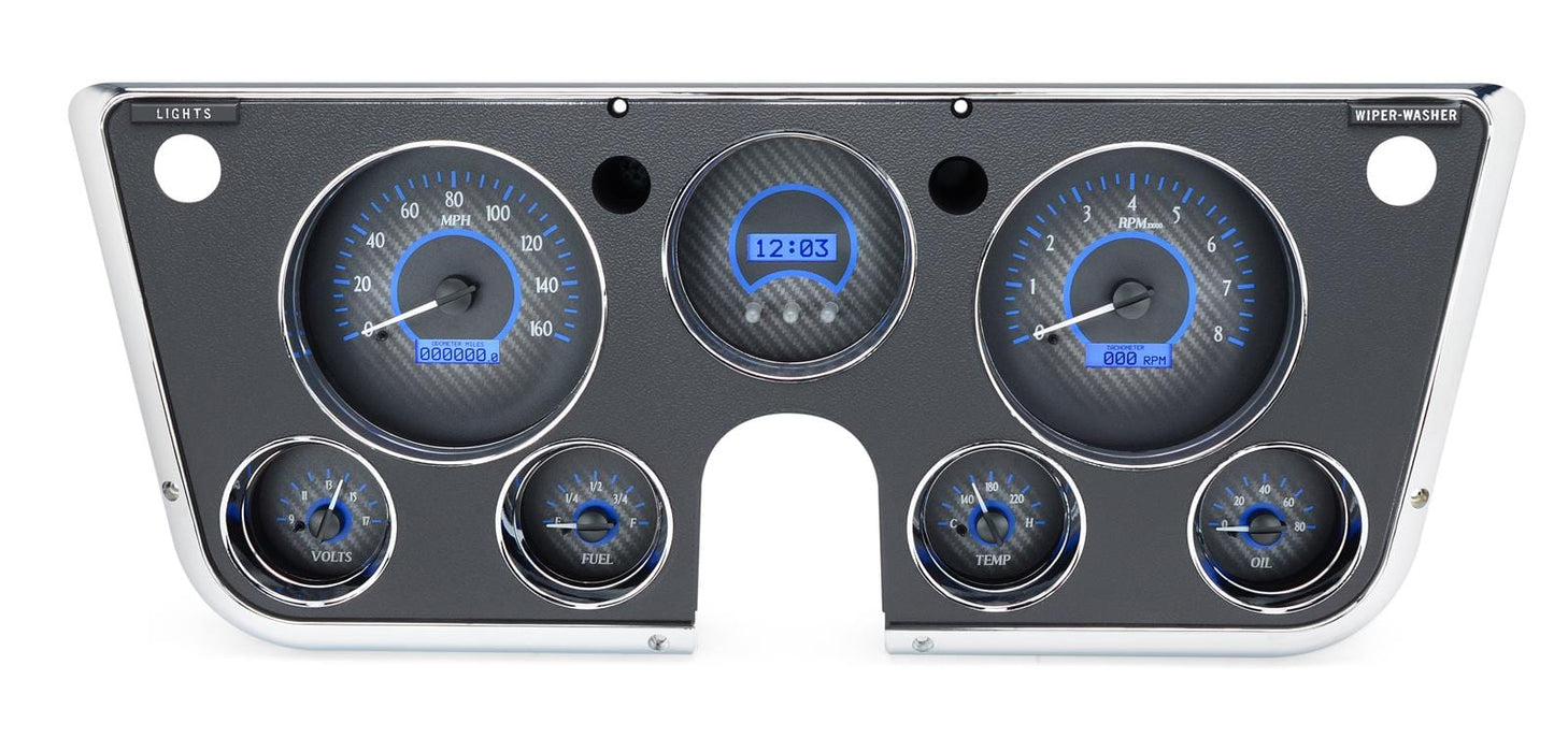 Dakota Digital Dakota Digital VHX Series Direct-Fit Analog Gauge Systems VHX-67C-PU-C-B Autofit