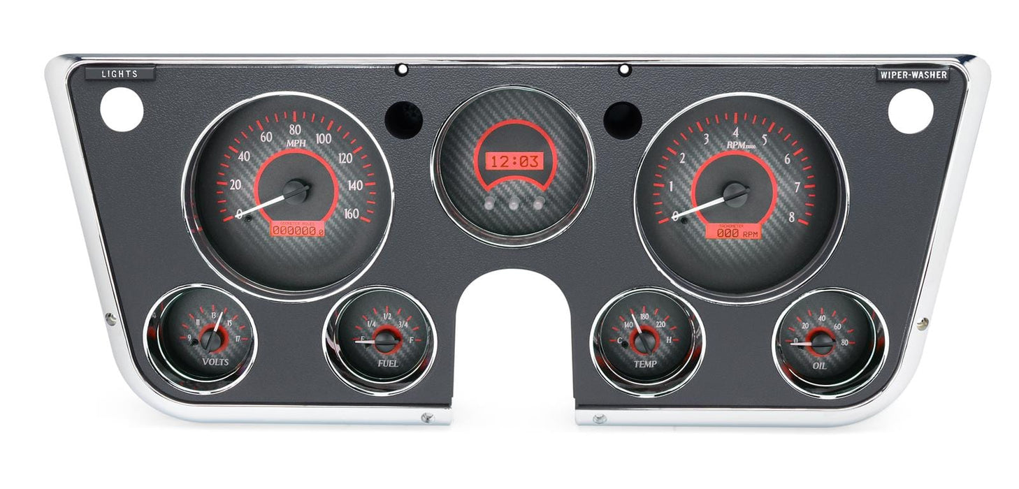 Dakota Digital Dakota Digital VHX Series Direct-Fit Analog Gauge Systems VHX-67C-PU-C-R Autofit