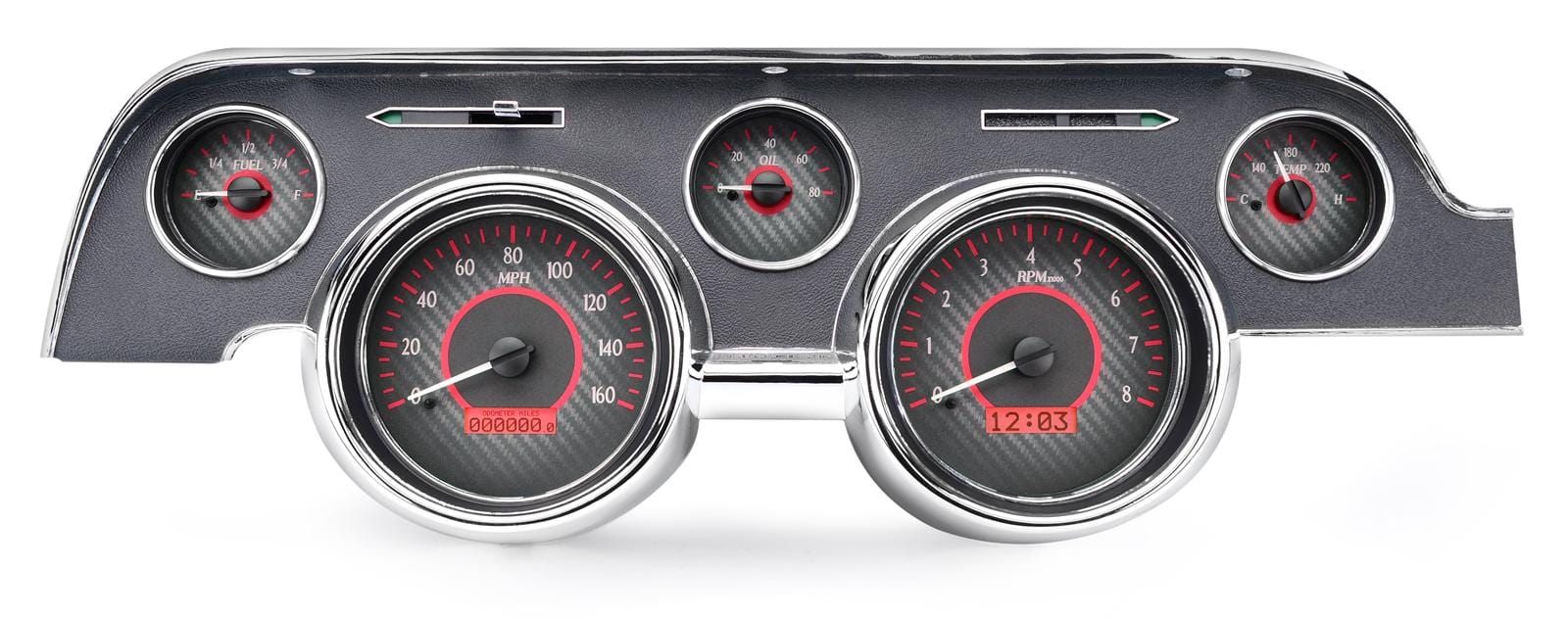 Dakota Digital Dakota Digital VHX Series Direct-Fit Analog Gauge Systems VHX-67F-MUS-C-R Autofit